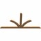 Ekena Millwork Richland Timber Gable Bracket, Western Red Cedar, 72"W x 36"H x 1 1/2"D x 3 1/2"F, 12/12 Pitch GBW072X36X0204RIC00SWR - alternate 4